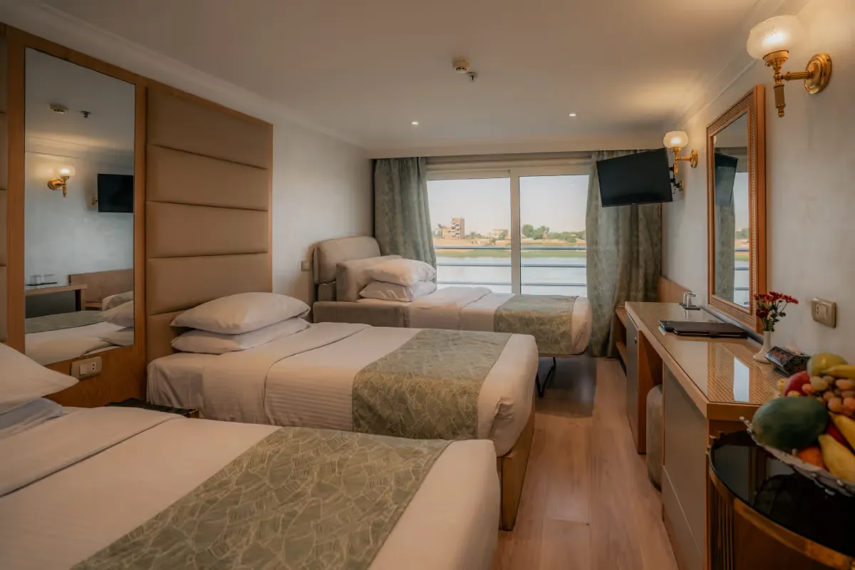 Cabin aboard the Lady Carol Nile Cruise Nile cruise